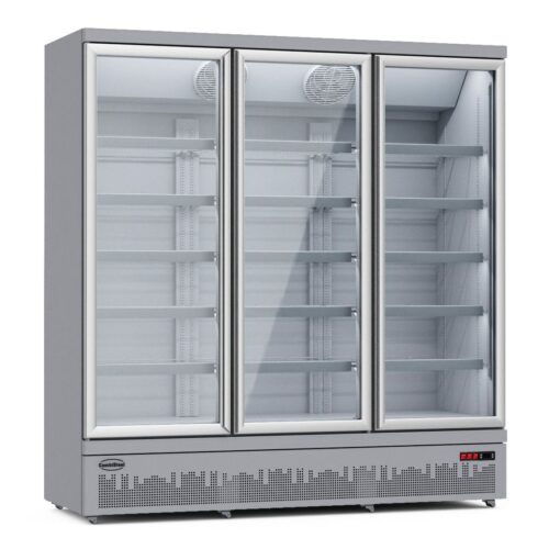 Displaykøleskab – med 3 glas døre – B1880 x D710 x H1997mm