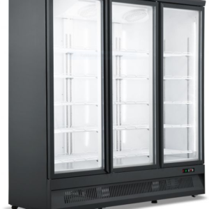 Displayfryseskab - med glasdøre - B1880 x D710 x H1997 mm