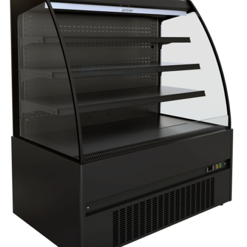 Impulskøler – sort – B1310 x D665 x H1500 mm