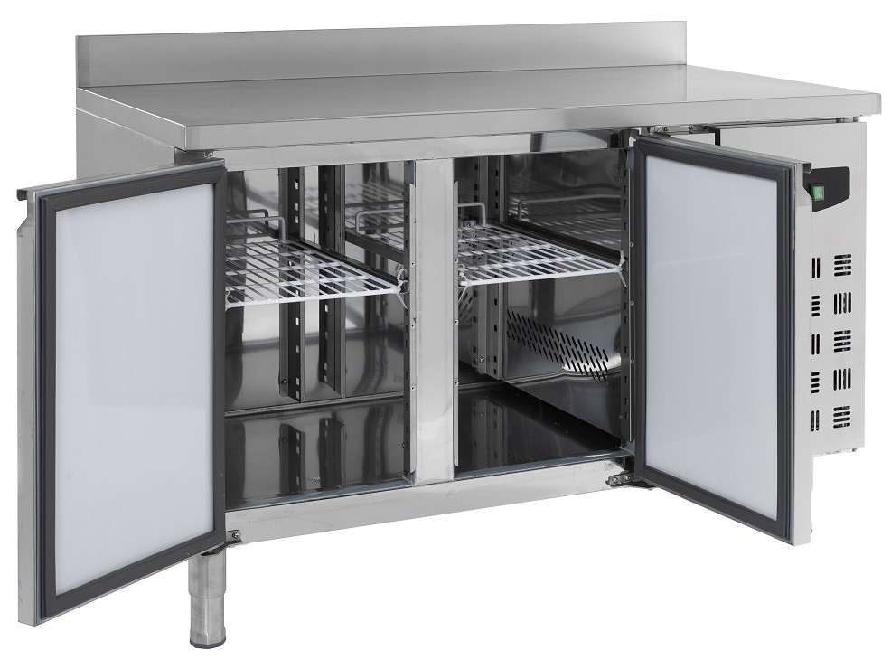 Kølebord - med 2 låger - B1360 x D700 x H850/950 mm - Billede 2