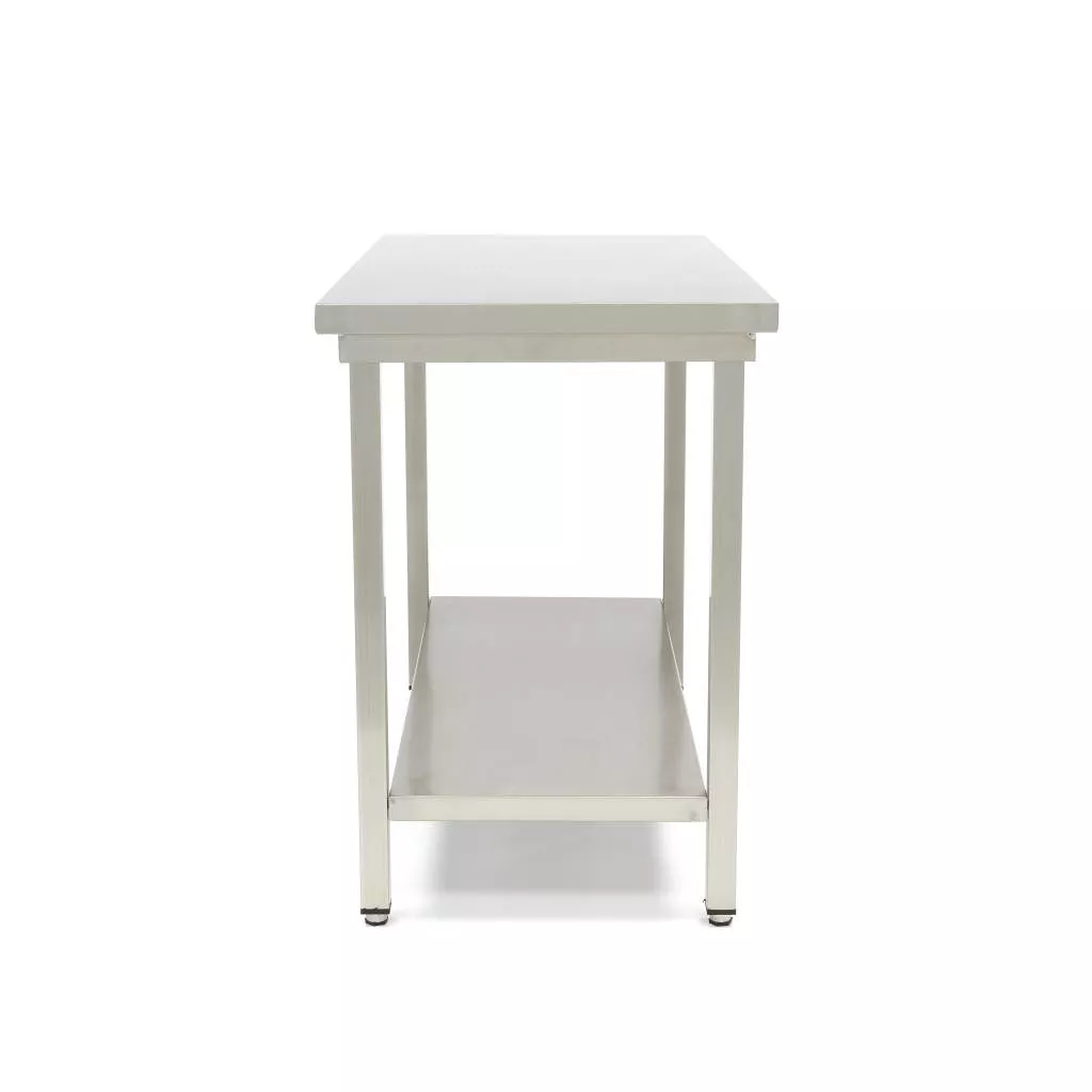 Rustfri stålbord - med underhylde Maxima Demonte - B2000 x D600 x H850 mm - Image 3