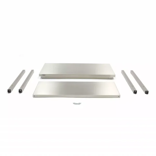 Rustfri stålbord med underhylde (Model Maxima Demonte)  - B1800 x D700 x H850 mm - Image 5