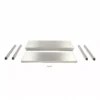 Rustfri stålbord med underhylde Demonte - B1400 x D700 x H850 mm - Image 5