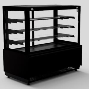 Kølemontre - sort - B1437 x D800 x H1400 mm