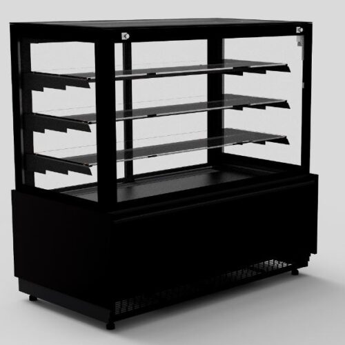 Kølemontre – sort – B1437 x D800 x H1400 mm