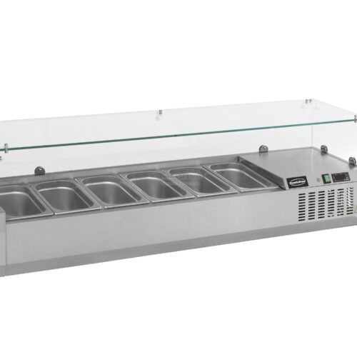 Kantinekøler – 6x 1/4 GN – B1400 x D335 x H435 mm