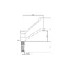 Blandingsbatteri med hane - bordmodel - 1 huls - Image 2