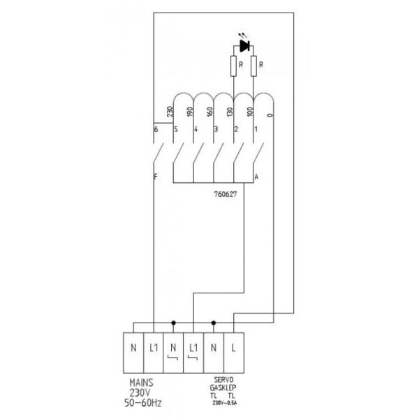 Hastighedsregulator - 1 fase - 3 amp - Image 3