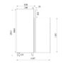 Industrikøleskab - med glas døre - 1325 liter - B1480 x D830 x H2010 mm - Image 4