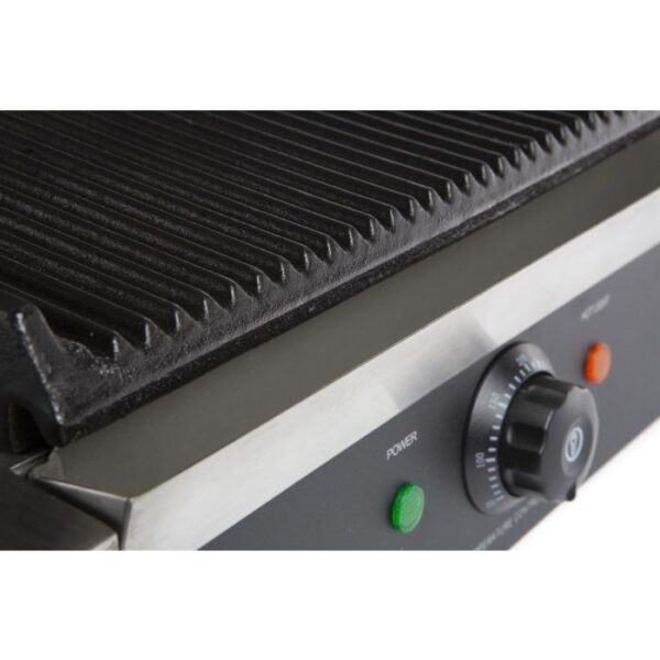 Kontaktgrill panini - rillet top/bund - B440 x D410 x H190 mm - Image 3
