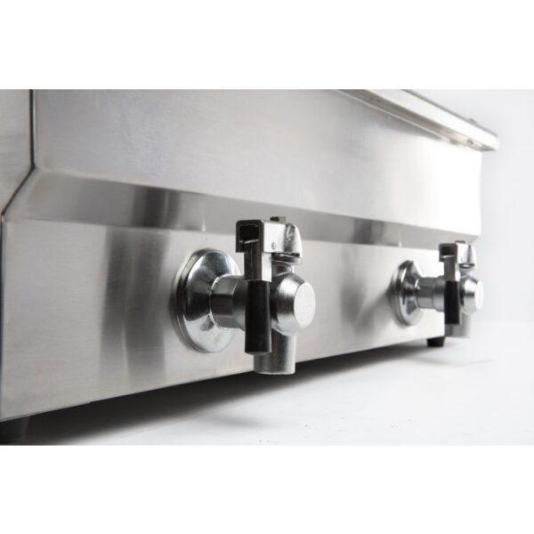 Friture - 2x 10 liter - 2x 5kW - 2x 400V - B690 x D560 x H380 mm - Image 3