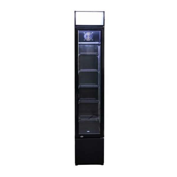 Displaykøleskab - sort - B360 x D422 x H1880 mm - Image 2
