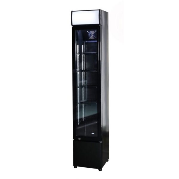 Displaykøleskab - sort - B360 x D422 x H1880 mm - Image 3