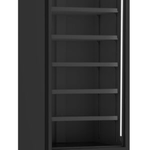 DISPLAY  KØLESKAB med 1 GLAS DØR - SORT