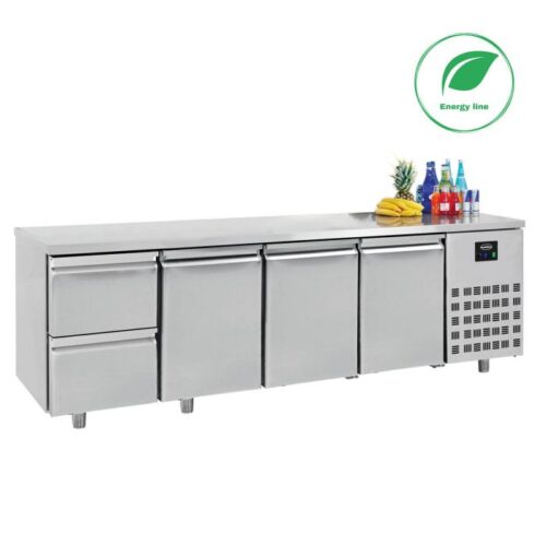 Kølebord – Energy line – med 3 låger og 2 skuffer – L: 2,33 cm    SKU: 7489.5525