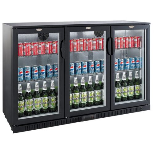Backbar barkøleskab – med døre – B1350 x D520 x H900 mm