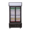 Displaykøleskab - 1000 liter - B1200 x D730 x H2072 mm