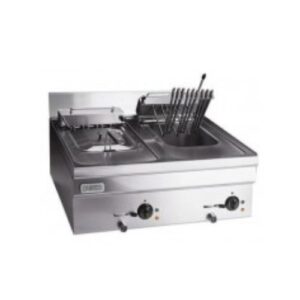 Dobbelt Gas Bordmodel Friture, 700x600x300 mm, 12.5 kw, 2×7 Liter – ZANUSSI