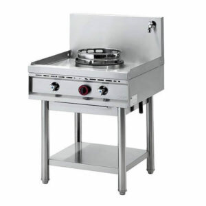 MASTER gas wok kogeplade 1 brænder, vandhaner, bredde 70cm, 13kW