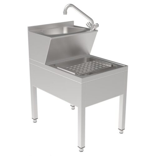 Håndvask – med armatur – B500 x D700 x H850/450 mm