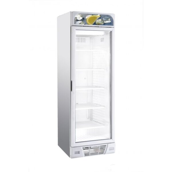 Displayfryseskab - med glas dør - B640 x D670 x H2058 mm