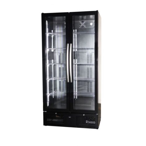Backbar barkøleskab – med 2 døre – B900 x D515 x H1820 mm