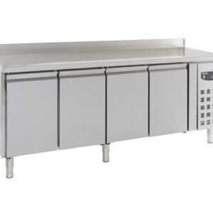 Kølebord - med 4 låger - med bagkant - B2230 x D700 x H850/950 mm