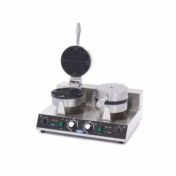Vaffeljern - hjerteform - dobbel - B520 x D380 x H270 mm