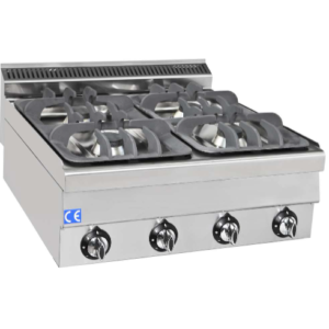 Komfur til Gas - 4 blus - 800x700x270 mm