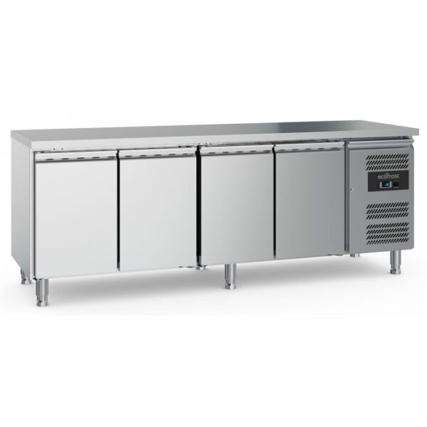 Kølebord - med 4 låger - B2230 x D700 x H850 mm
