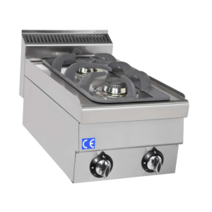 Komfur til Gas - 2 blus - 400x700x270 mm