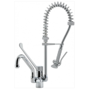 Klarco - Armatur med spulearm mini + forbruser - bordmodel - 1 huls