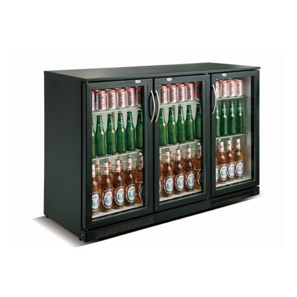Backbar barkøleskab - med 3 døre - B1335 x D500 x H900 mm