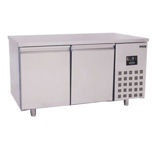 Kølebord – bageri – med 2 låger – B1550 x D800 x H850 mm