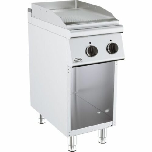 STEGEPLADE MED UNDERSTEL – BASE 700 EL. FRYTOP RILLET