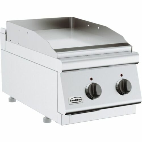 Stegeplade til El – krom glat – 400V