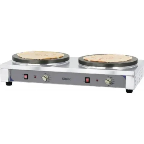 Dobbelt crepeplade firkantet remium – 2x Ø400 mm