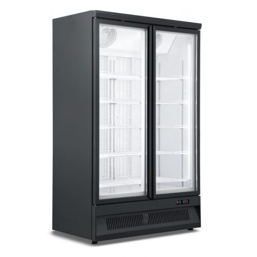 Displaykøleskab – med glas døre – B1253 x D710 x H1997 mm