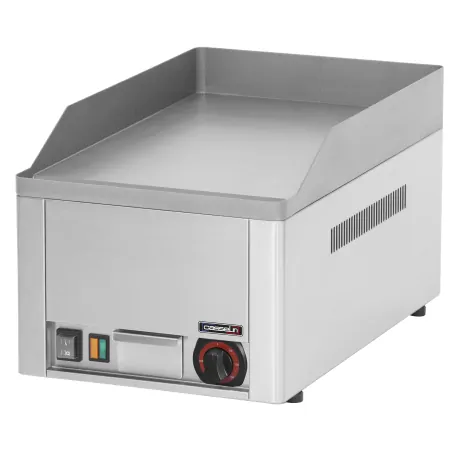 Stegeplade til El - glat krom - B 330 x D 540 x H 220 mm