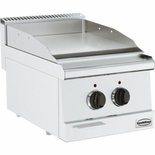 Stegeplade til El – krom glat – 400V