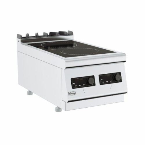 Induktionskogeplade – 2 zoner – 400x700x300 mm