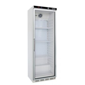 Industrikøleskab - 350 liter - med glas dør - B600 x D585 x H1855 mm