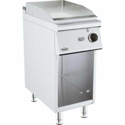 Stegeplade til Gas – krom glat – B400 x D700 x H900 mm