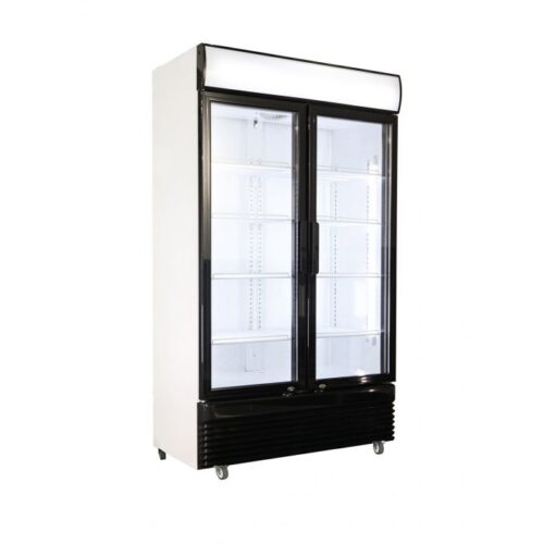 Displaykøleskab – med 2 døre – B1120 x D595 x H2100 mm