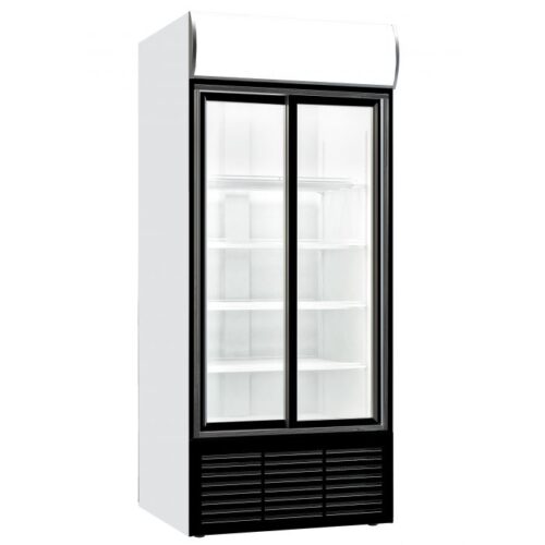 Displaykøleskab – med skydedøre – B1103 x D689 x H2000 mm