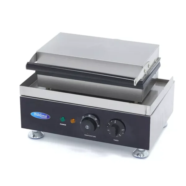 Vaffelmaskine Hotdog / Pølseruller Ribbet -  ribbet 6   stk - B380 x D310 x H260 mm - Image 5