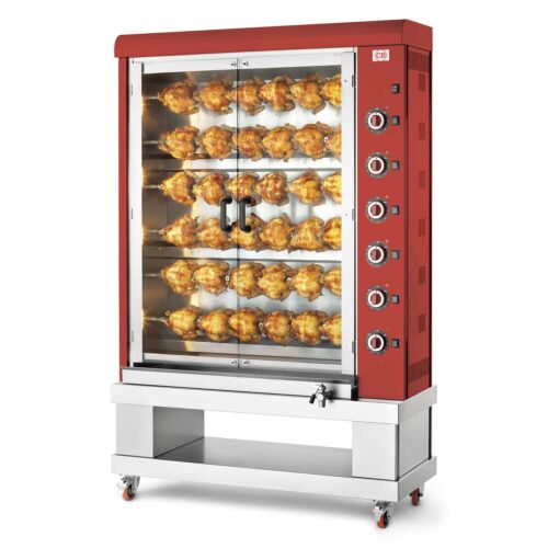 Elektriske kyllingespyd   – model  E-36PB-S6