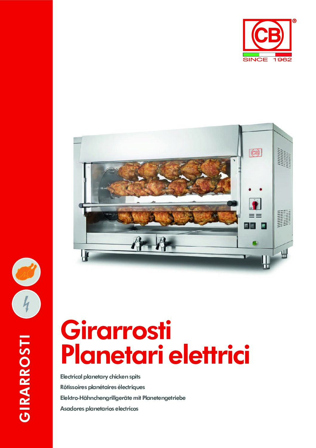 Gas kyllingegrill med planetgear GB-Model - P P7/5 (20P) - Billede 4