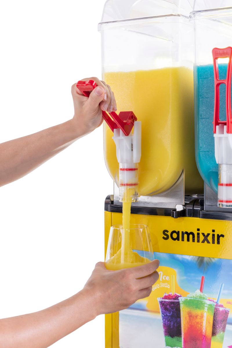 Slush ice maskine 2 kamre – 2x 12 L - Image 2