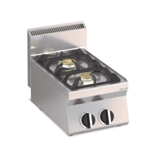 SILKO - Gaskomfur med 2 brændere.